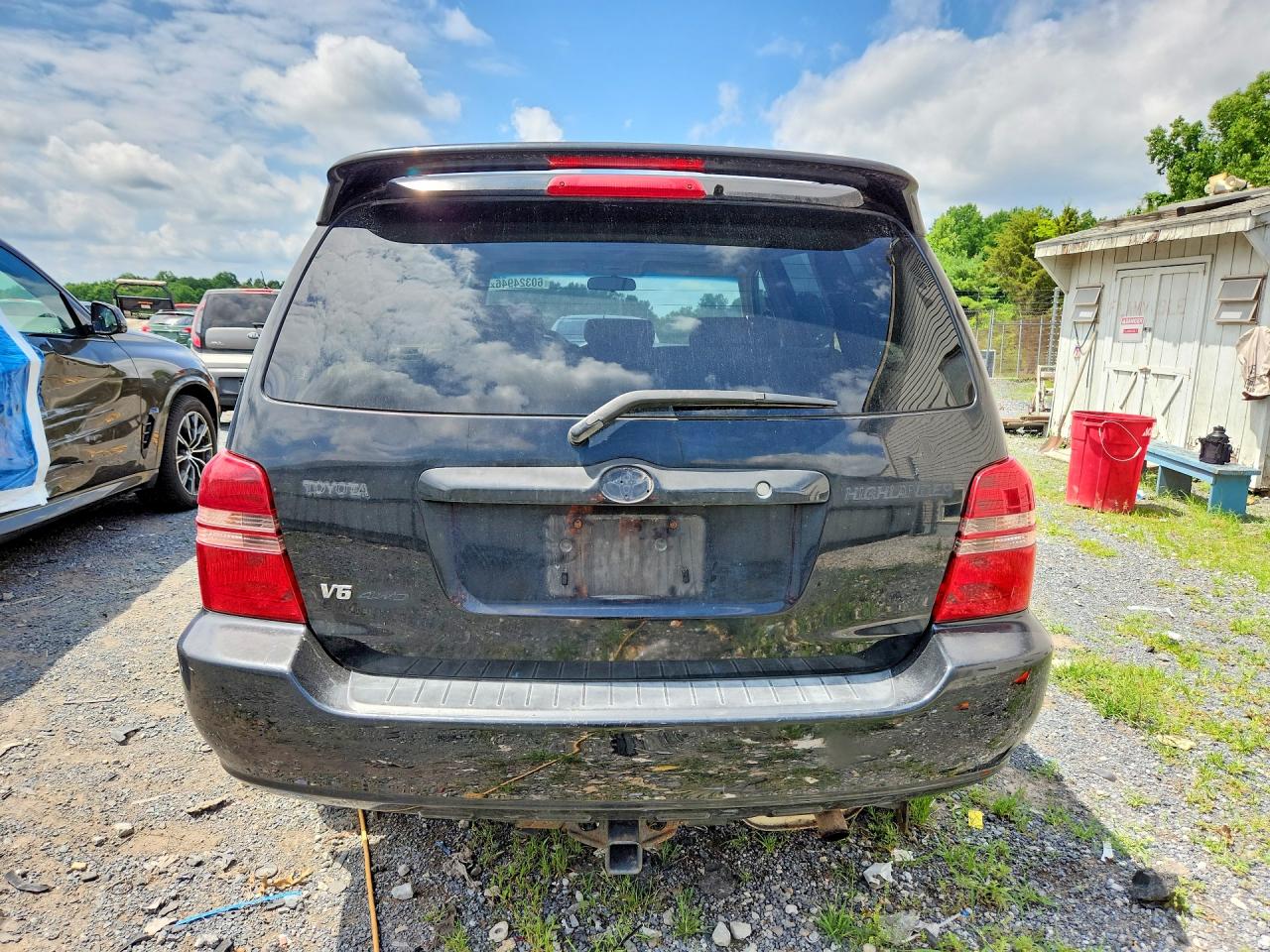 2001 Toyota Highlander Base Black vin: JTEHF21A910026260