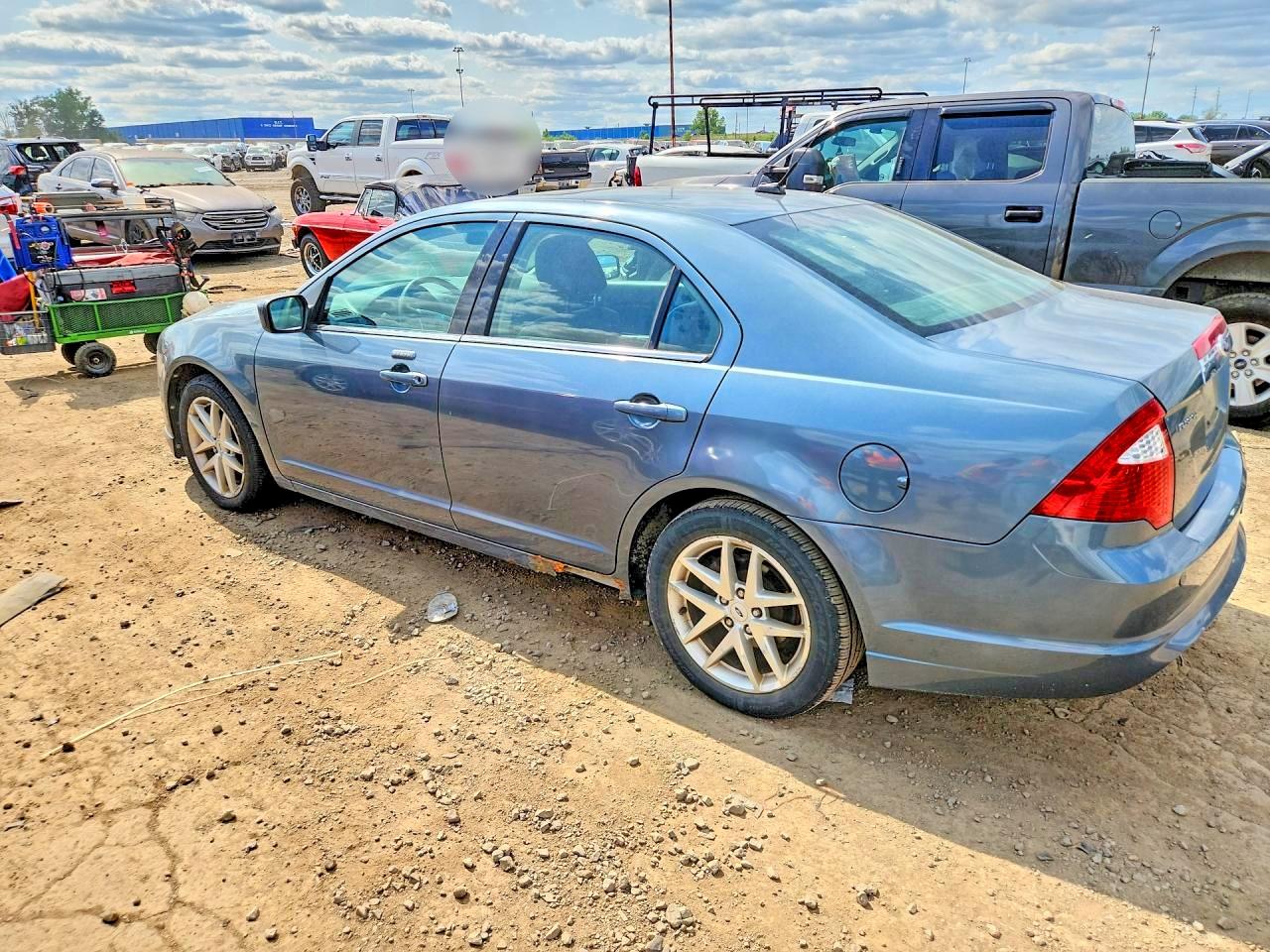 2012 Ford Fusion Sel Blue vin: 3FAHP0JA9CR169031