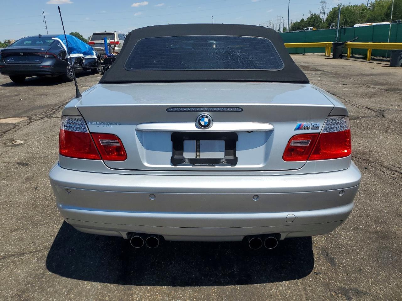 2005 Bmw M3 Серебряный vin: WBSBR93435PK08575