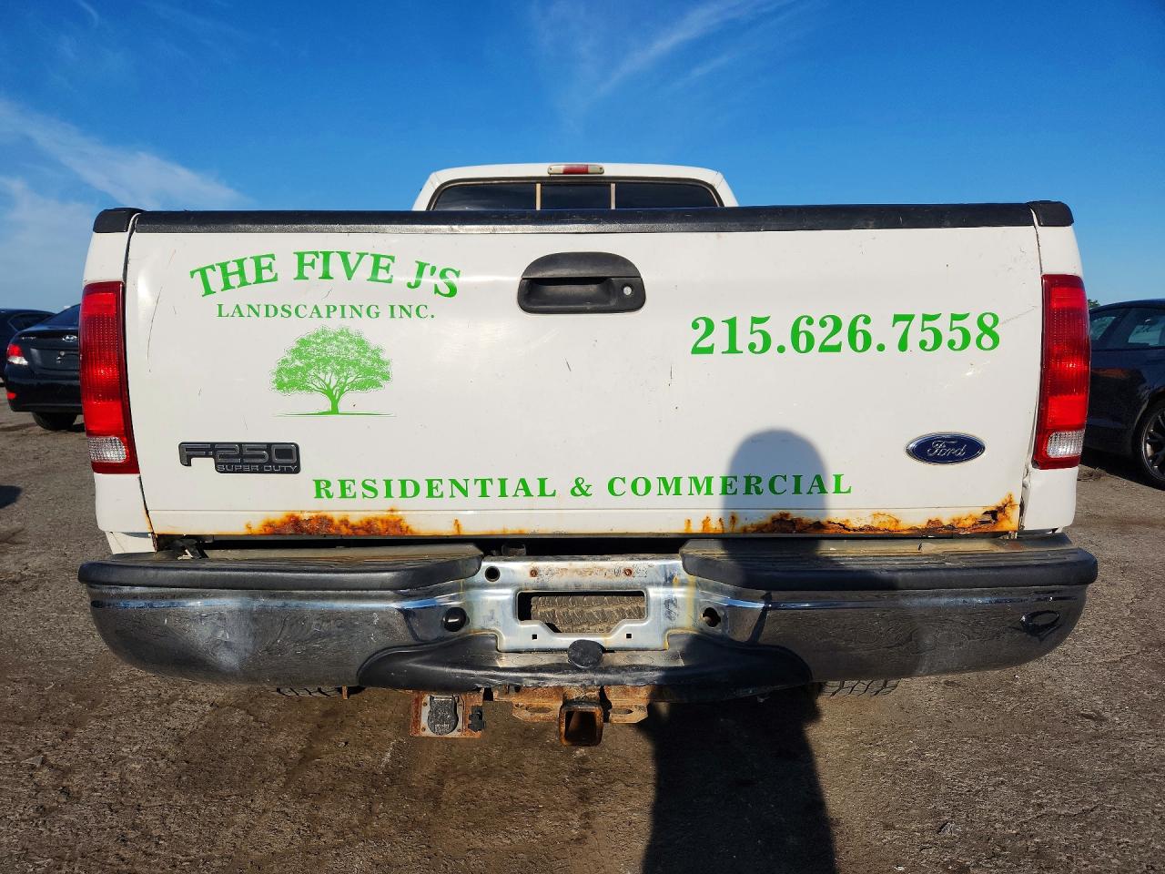 2004 Ford F250 Super Duty Белый vin: 1FTNX21L14EA85543