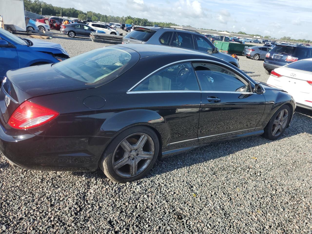 2007 Mercedes-benz Cl 550 Black vin: WDDEJ71X47A005025