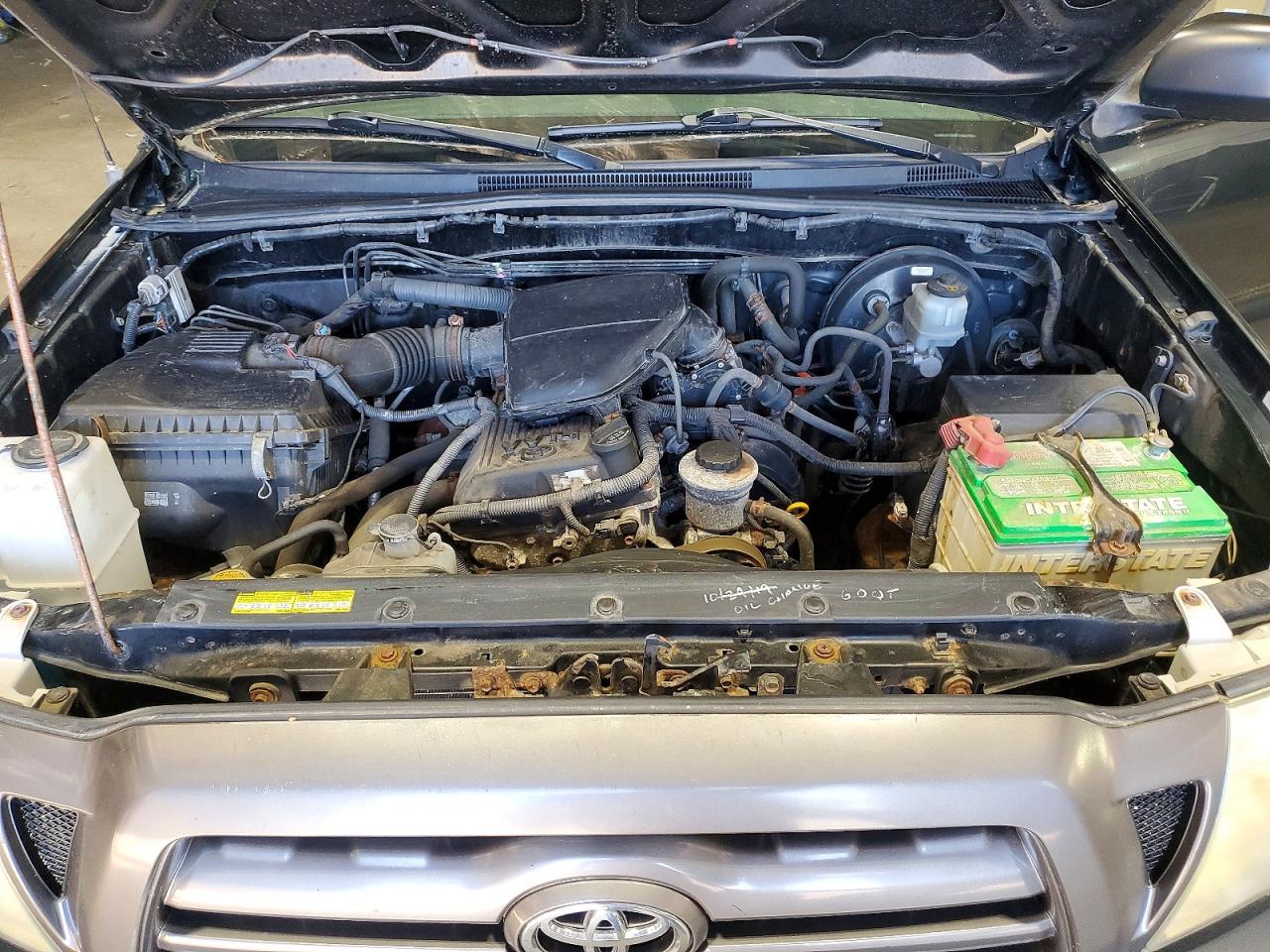 2009 Toyota Tacoma Base Черный vin: 5TENX22NX9Z637299