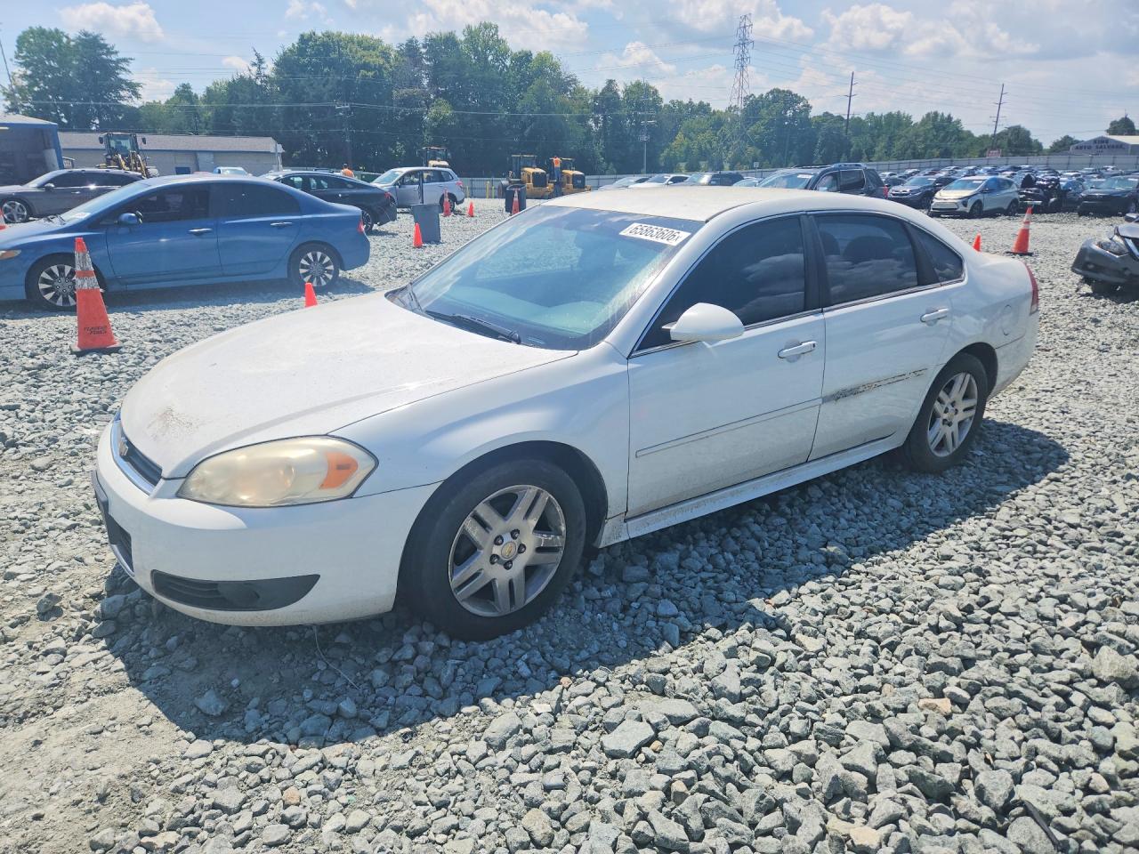 2011 Chevrolet Impala Lt Белый vin: 2G1WG5EK4B1327868