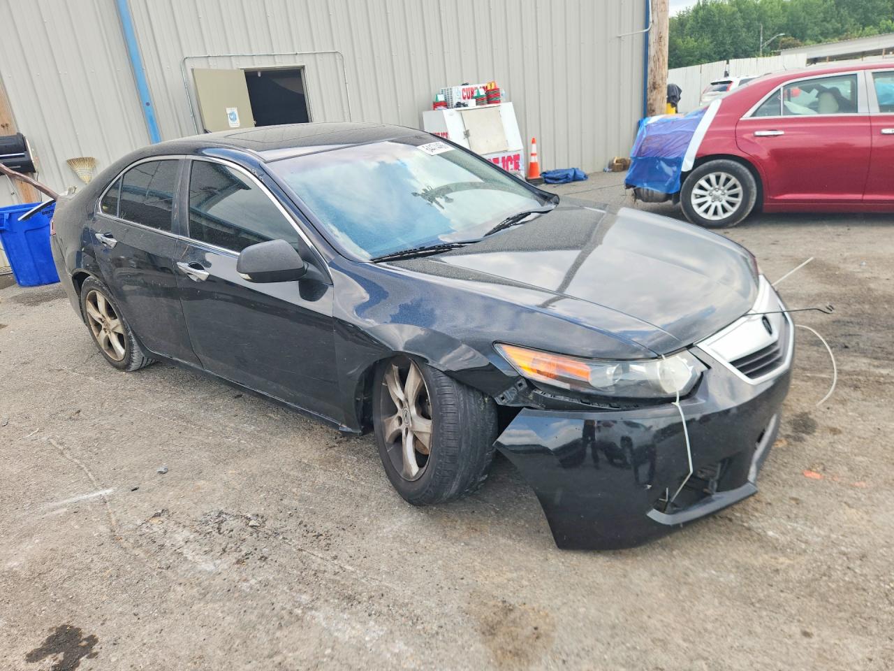 2010 Acura Tsx Черный vin: JH4CU2F60AC040554