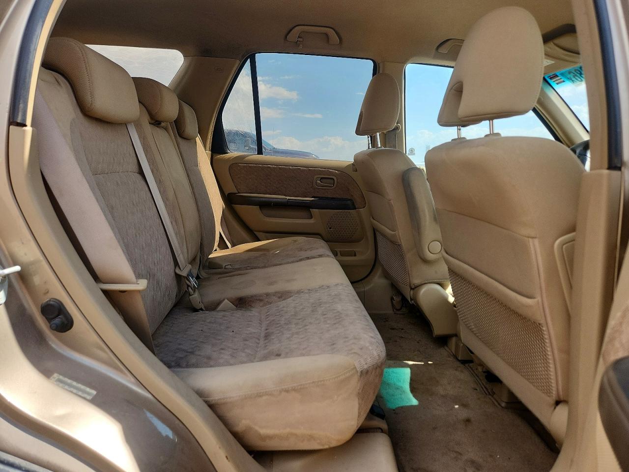 2005 Honda Cr-v Lx Tan vin: JHLRD68575C003890