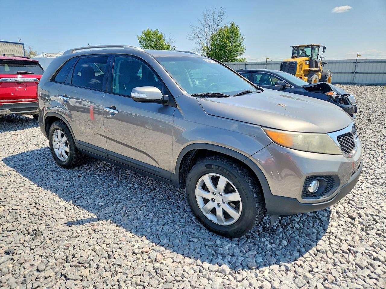 2011 Kia Sorento Lx Gray vin: 5XYKT4A14BG087445