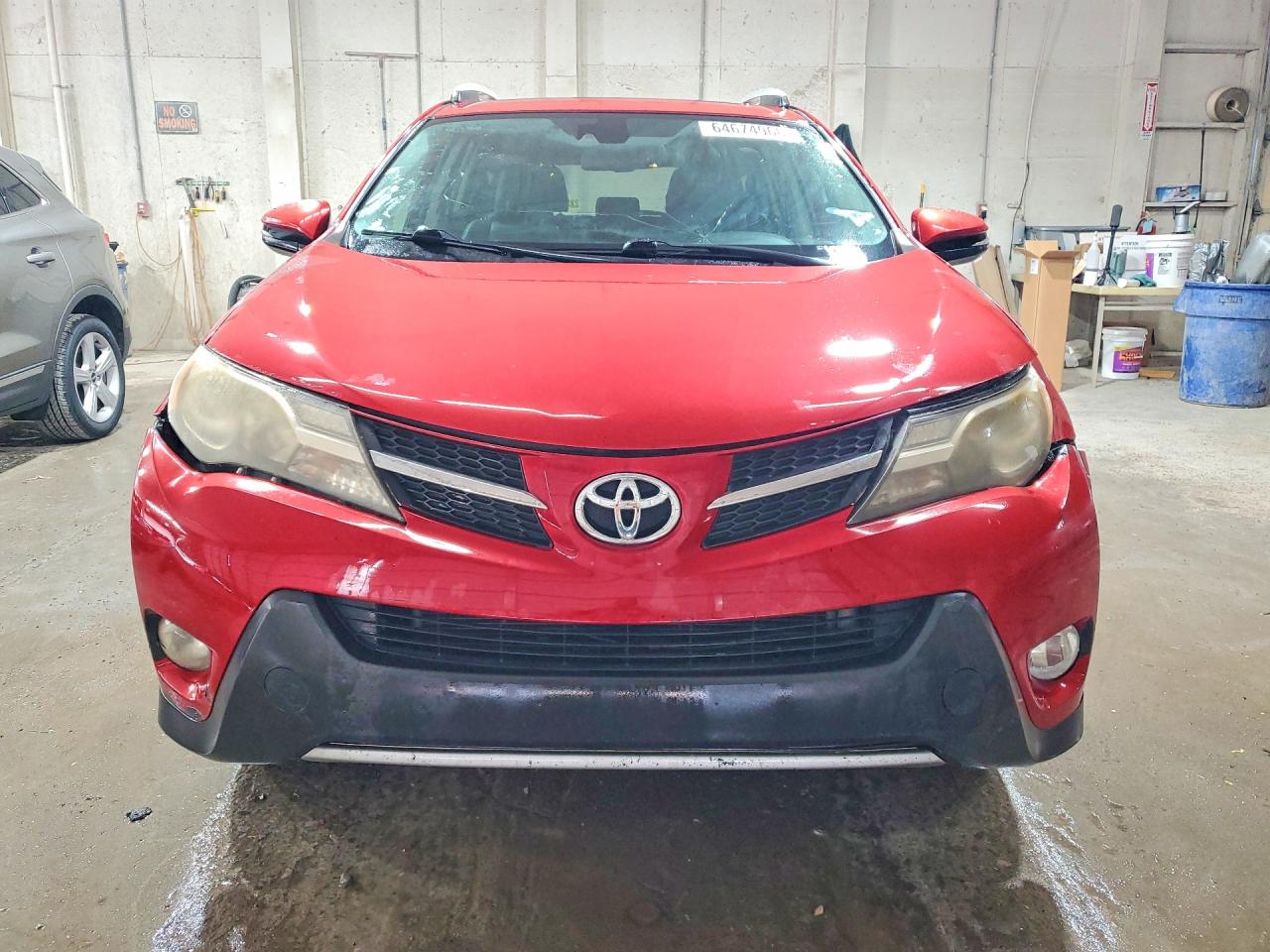 2014 Toyota Rav4 Limited Red vin: 2T3DFREV8EW162423