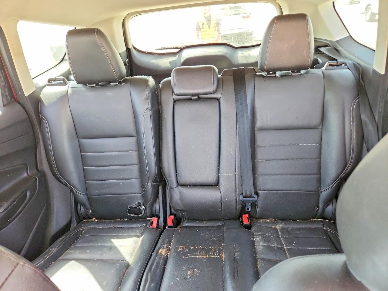 2014 Ford Escape Titanium Red vin: 1FMCU0J97EUB97890