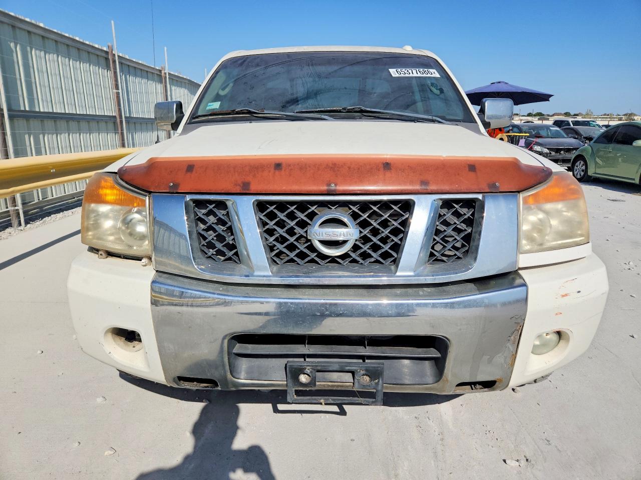 2008 Nissan Titan Xe Ffv White vin: 1N6BA07D08N342073
