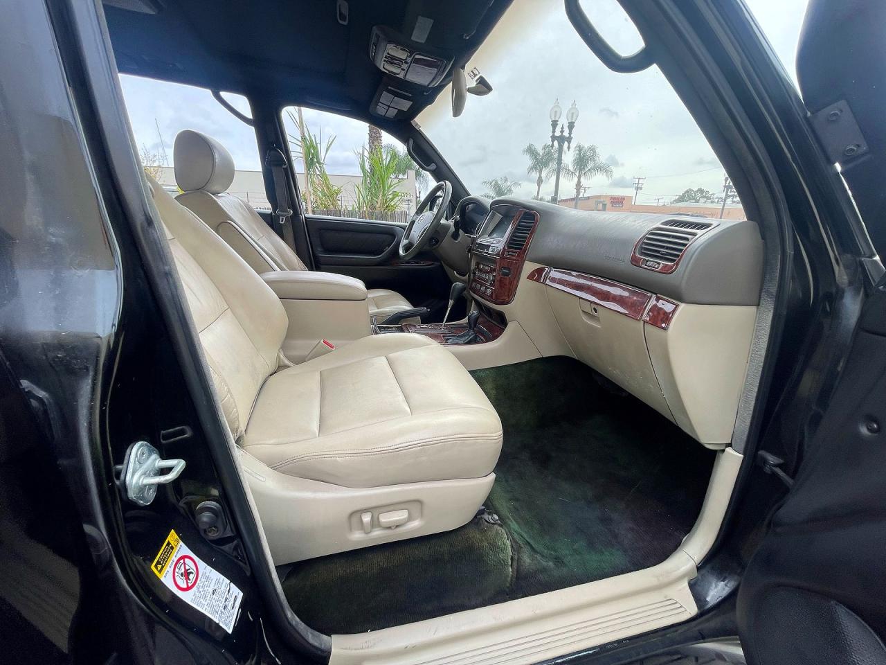 2003 Toyota Land Cruiser Black vin: JTEHT05J532204624