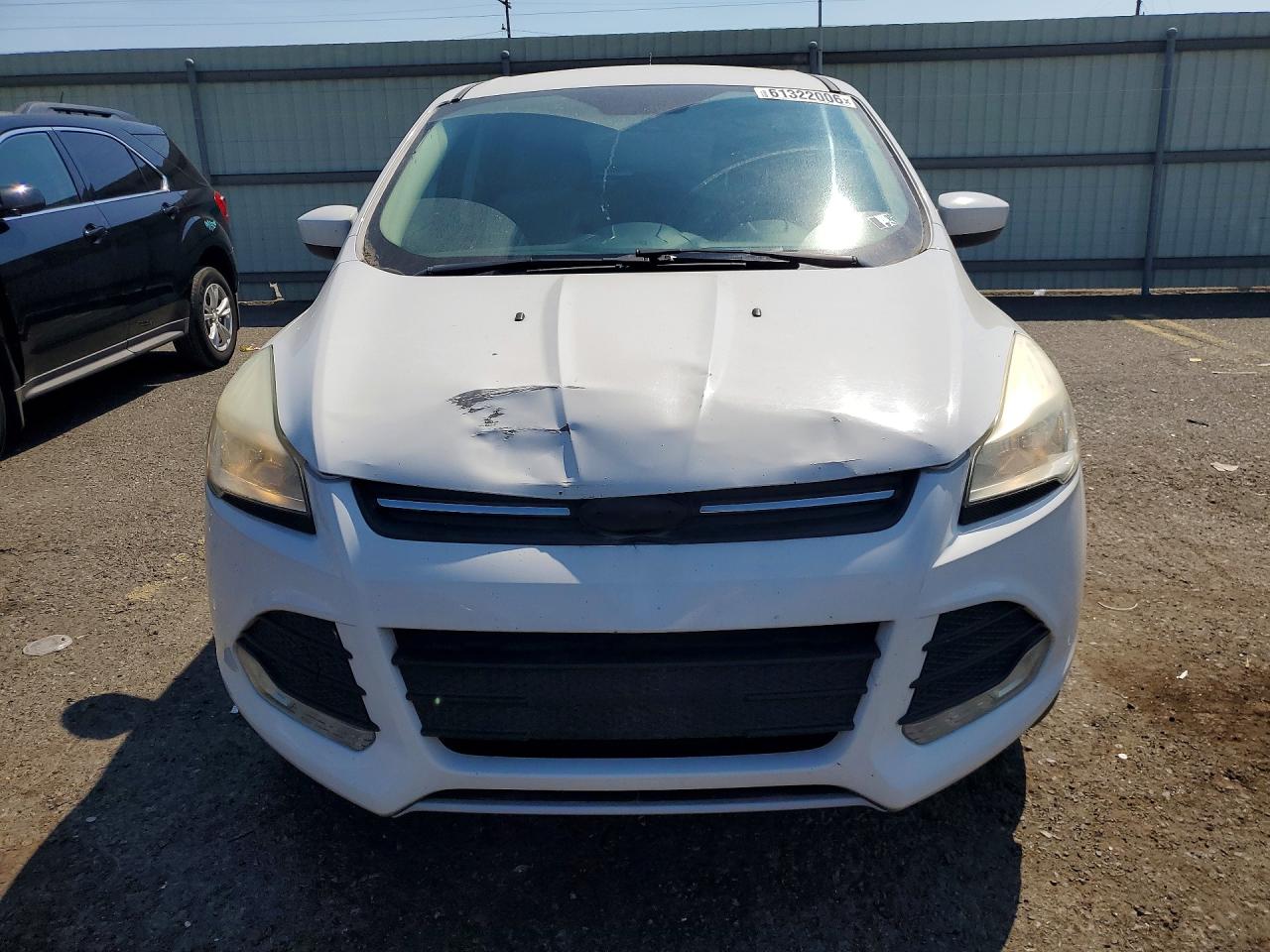 2013 Ford Escape Se White vin: 1FMCU0G9XDUC26496