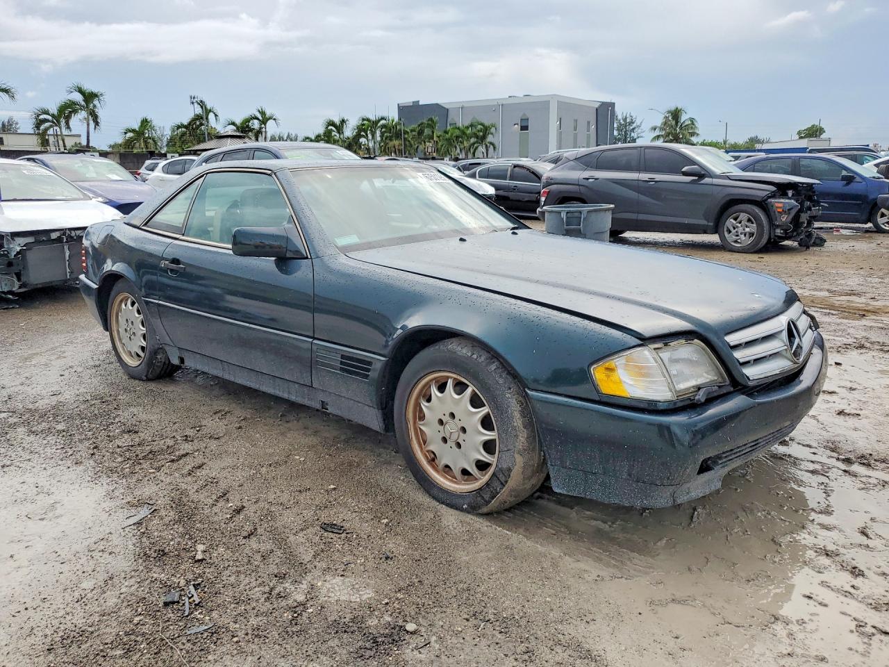 1995 Mercedes-benz Sl 500 Green vin: WDBFA67E9SF107252