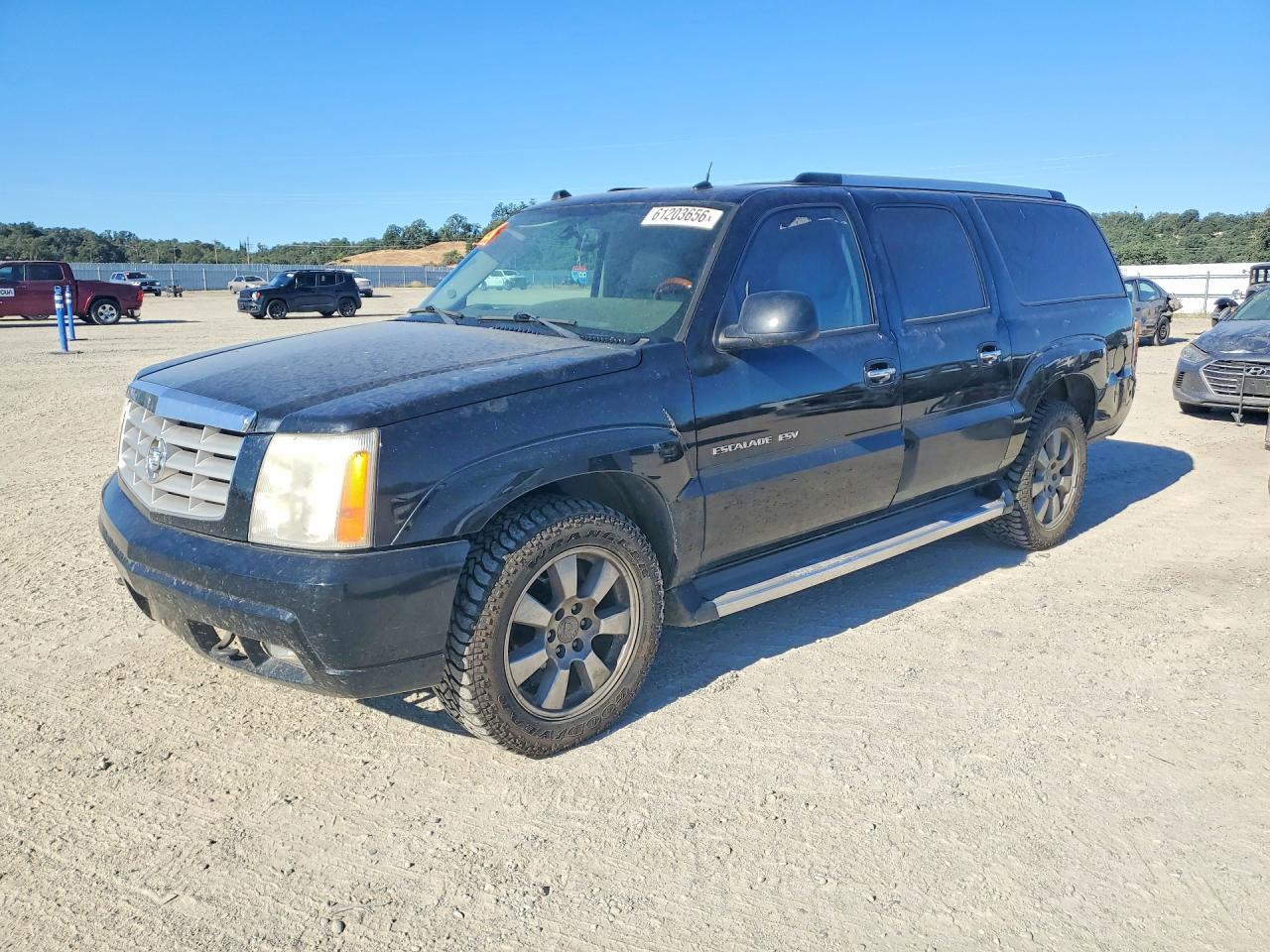 2005 Cadillac Escalade Esv Черный vin: 3GYFK66N85G267250