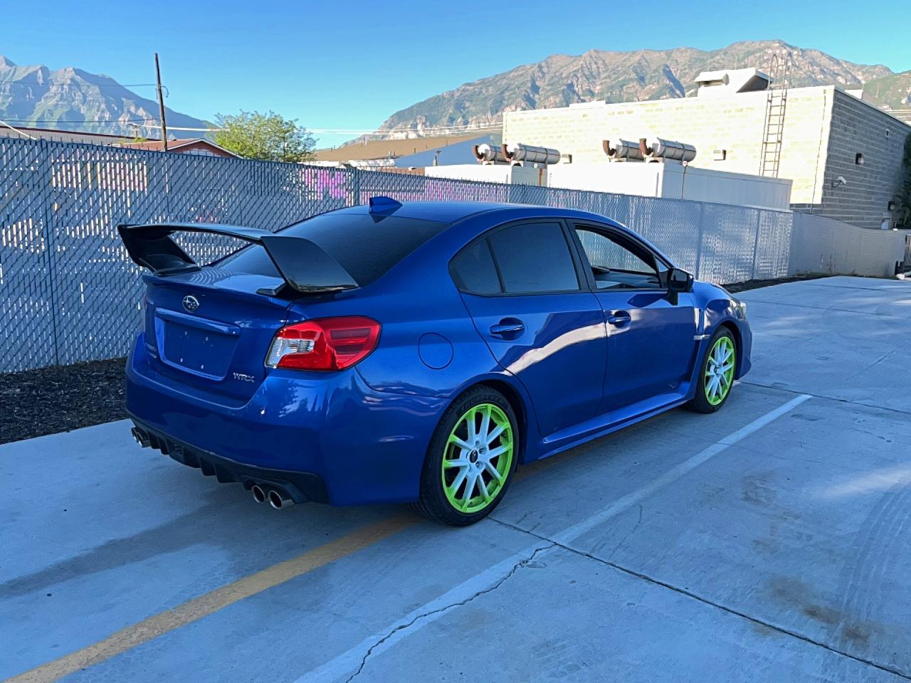 2020 Subaru Wrx Limited Blue vin: JF1VA1H62L9814612