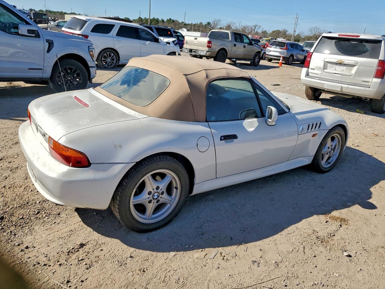 1998 Bmw Z3 1.9 White vin: 4USCH7326WLE07143