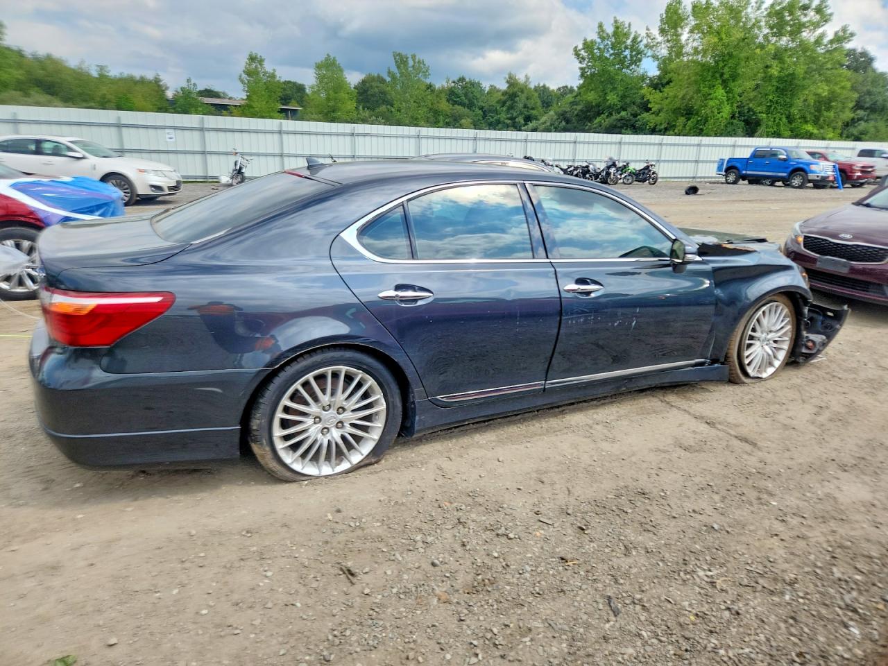 2010 Lexus Ls 460 Charcoal vin: JTHBL5EF6A5097380