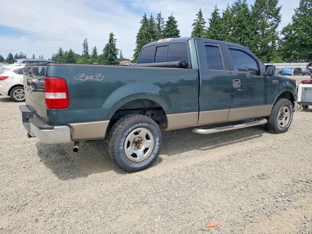2005 Ford F150 Green vin: 1FTPX14565NB02807