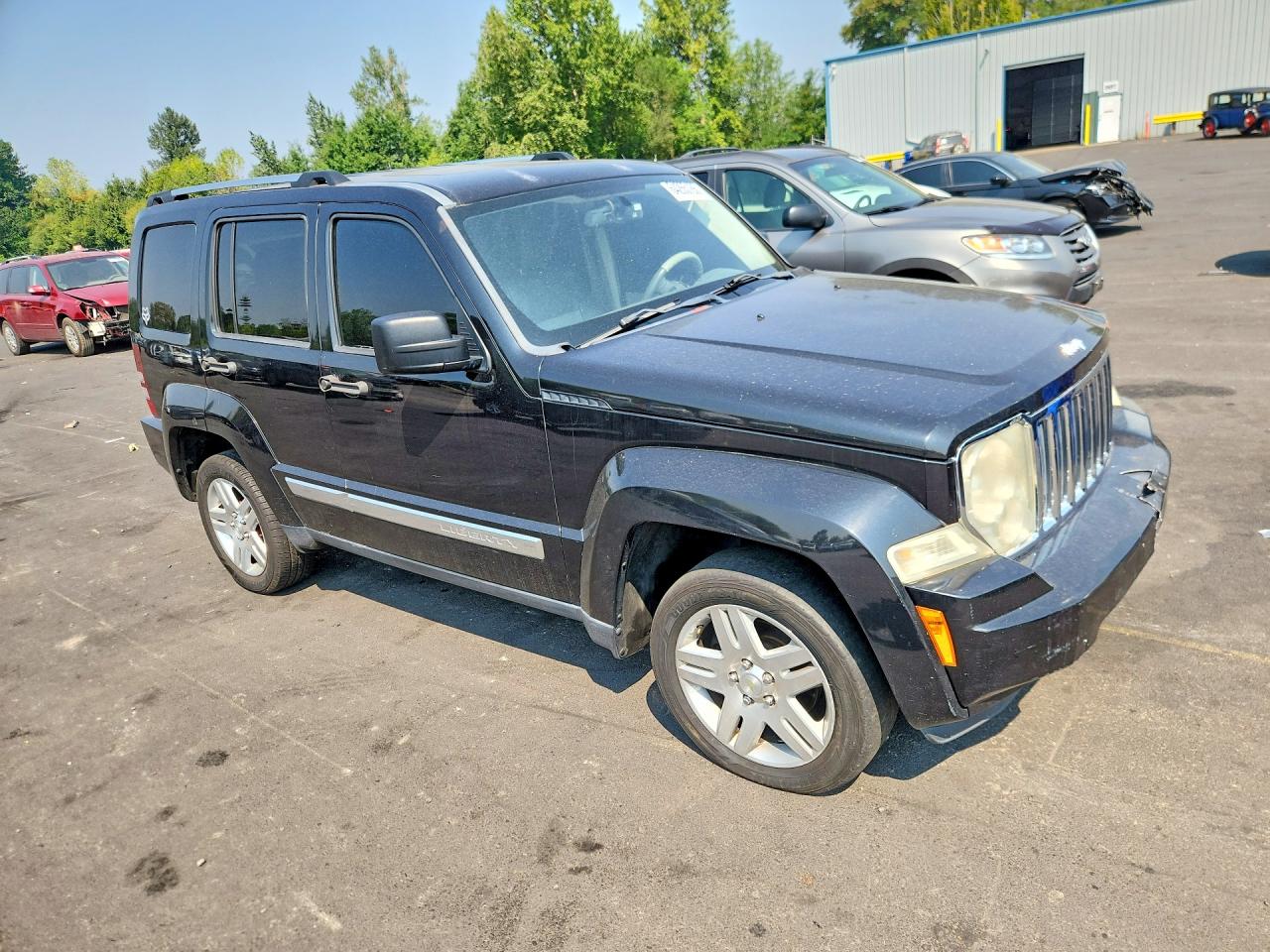 2008 Jeep Liberty Limited Black vin: 1J8GN58K88W214285