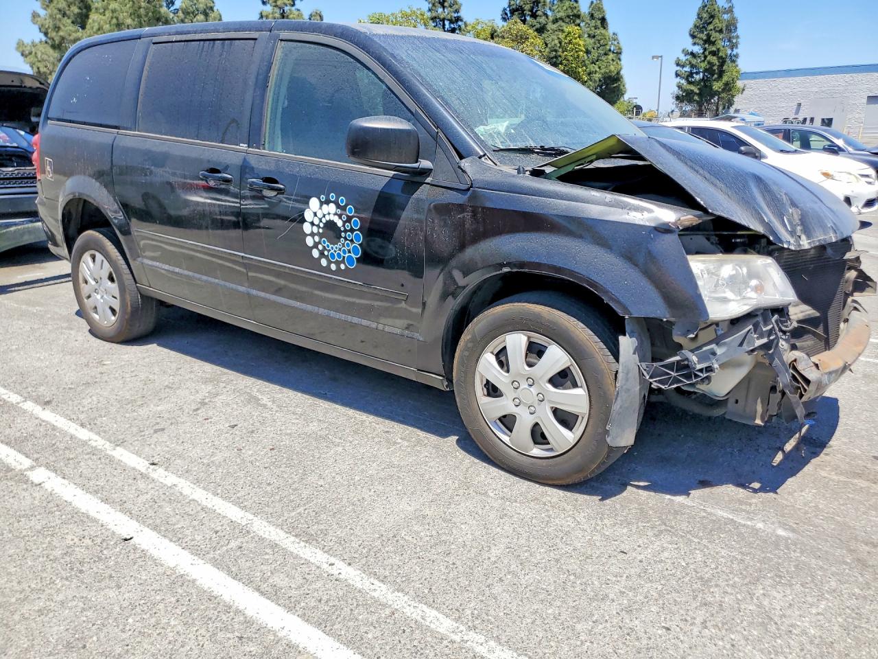 2014 Dodge Grand Caravan Se Черный vin: 2C4RDGBG0ER110400