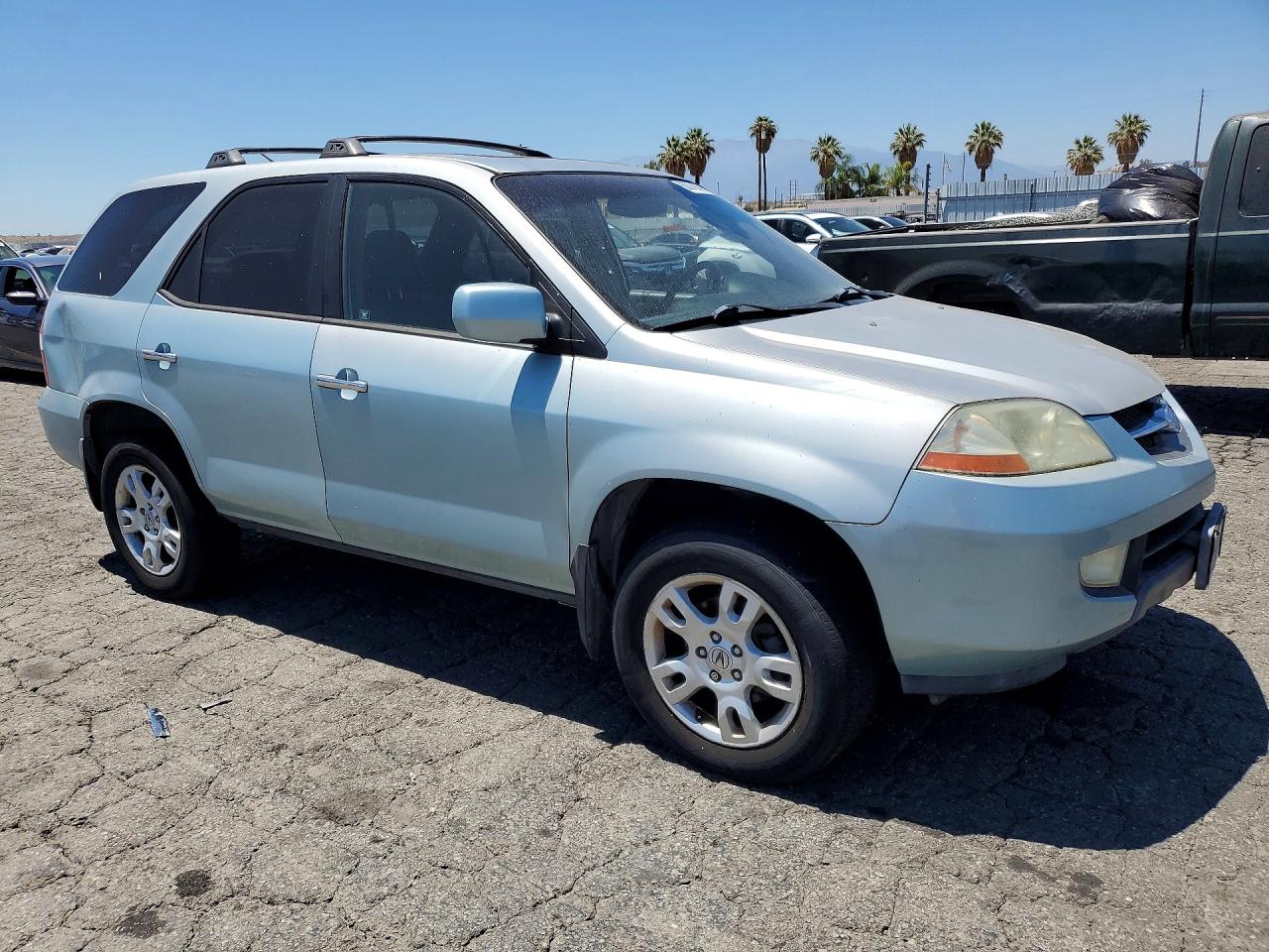 2002 Acura Mdx Touring Silver vin: 2HNYD18612H526720