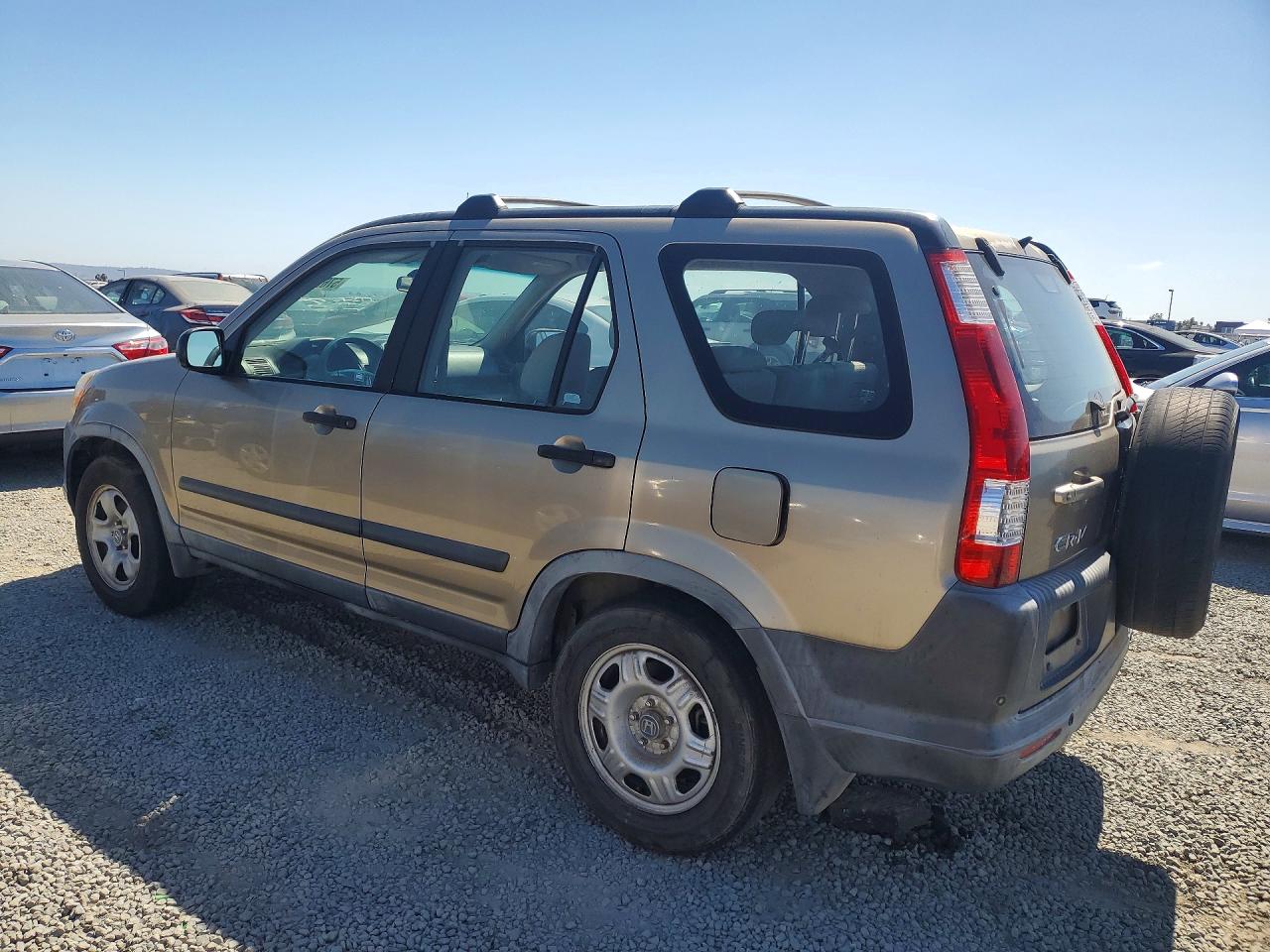 2006 Honda Cr-v Lx Tan vin: JHLRD68556C005364