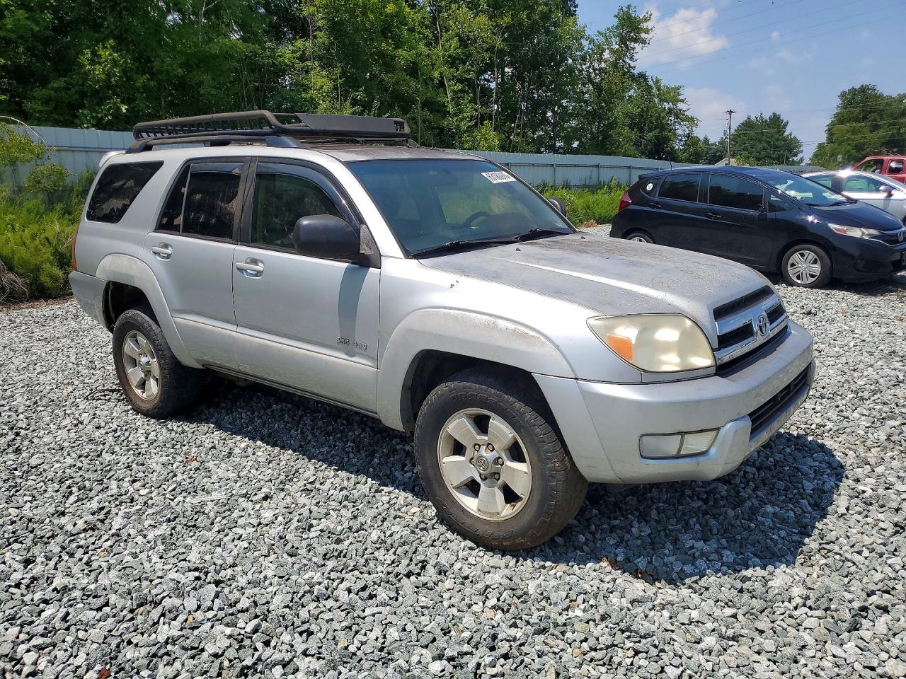 2005 Toyota 4runner Sr5 Silver vin: JTEBU14R058040062