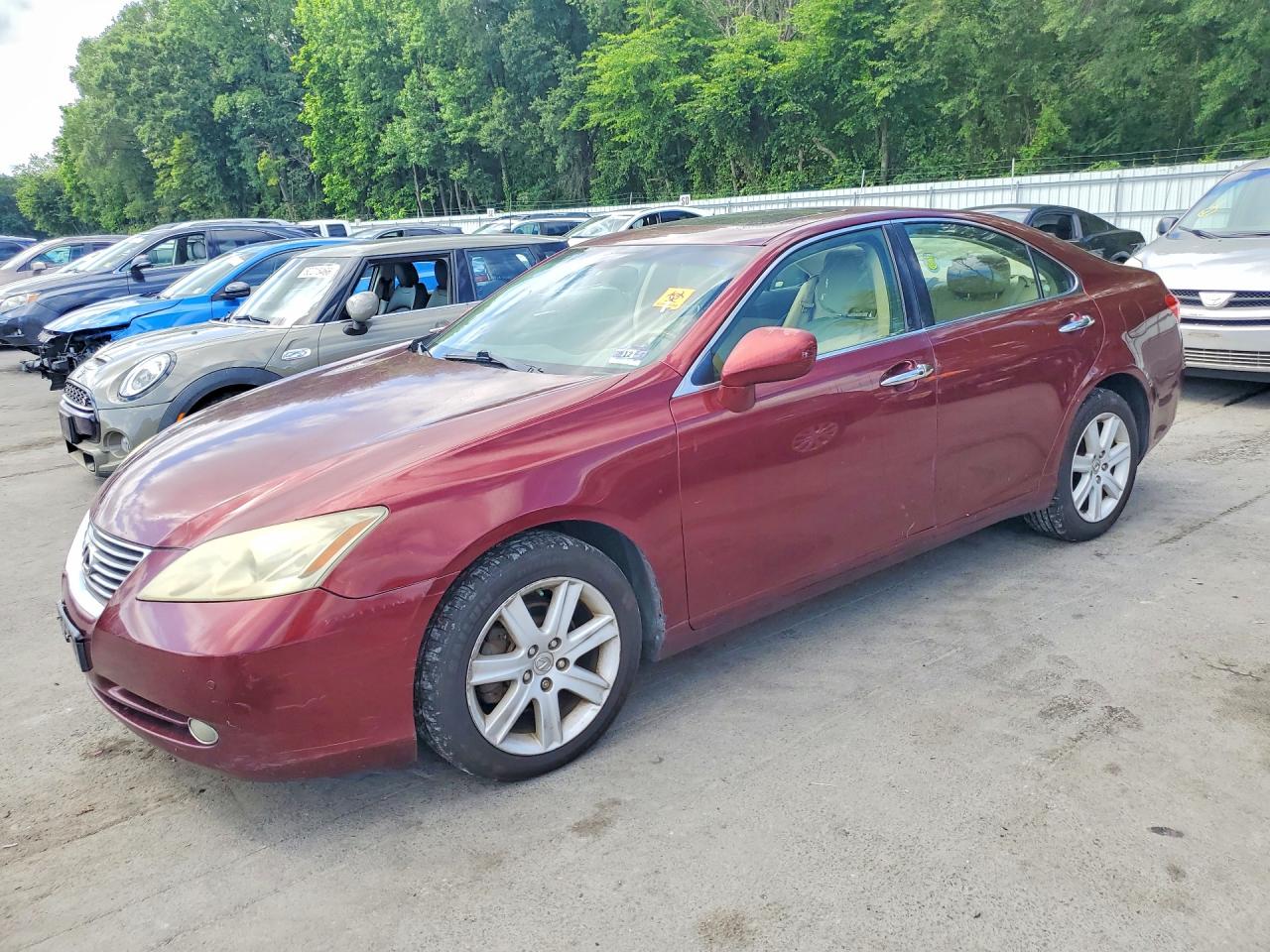 2007 Lexus Es 350 Red vin: JTHBJ46G072072041