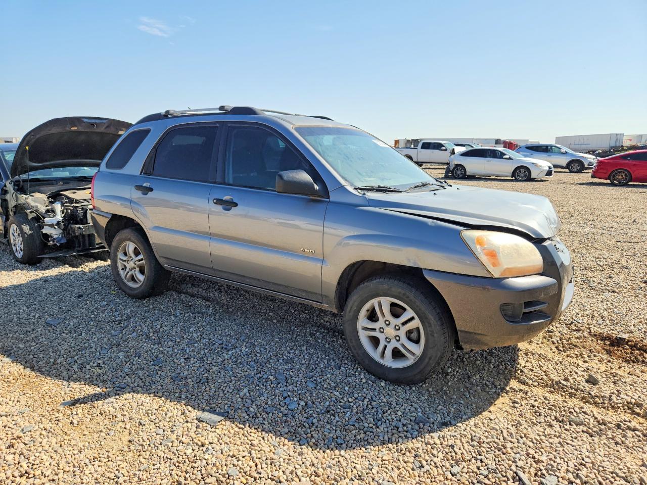 2006 Kia Sportage Lx Серый vin: KNDJE723167241099