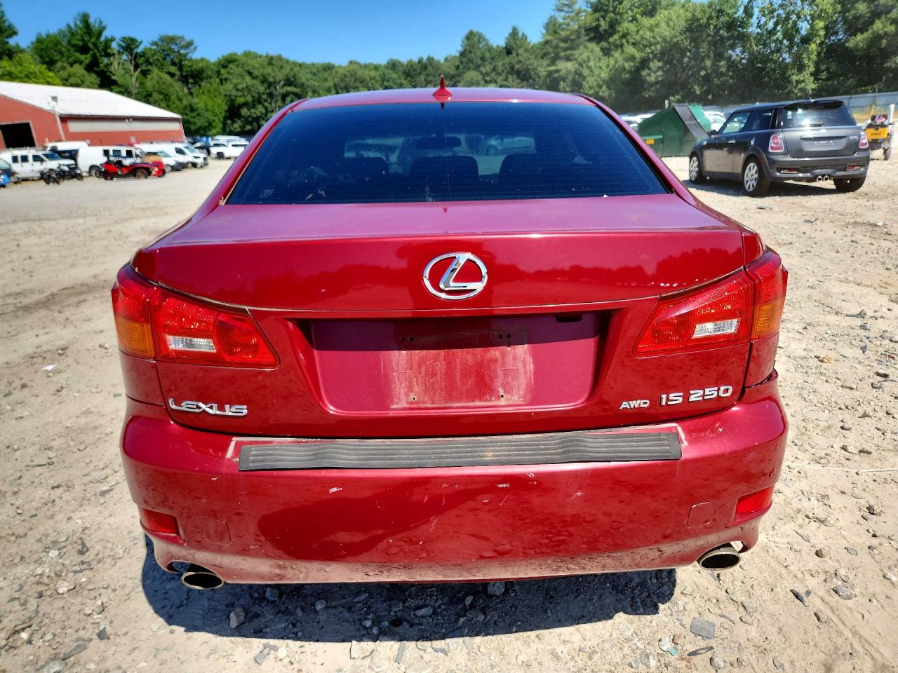 2007 Lexus Is 250 Red vin: JTHCK262572012444