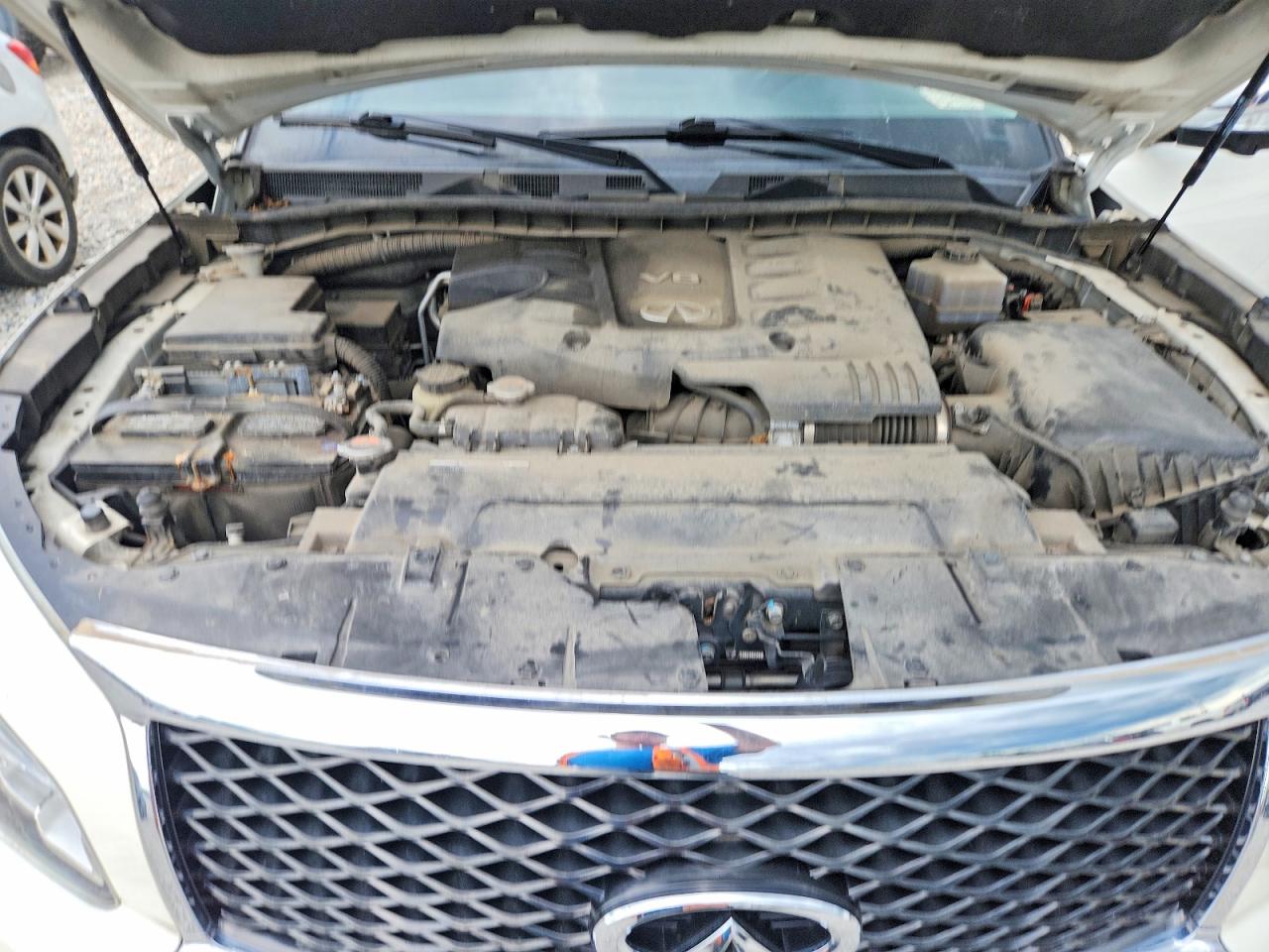 2015 Infiniti Qx80 Base White vin: JN8AZ2NE5F9085453