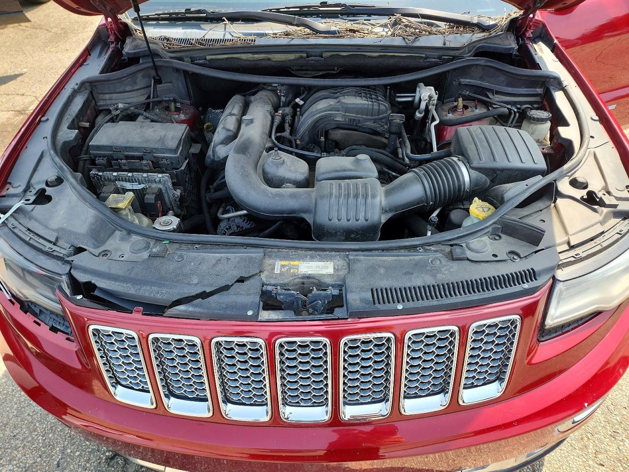 2014 Jeep Grand Cherokee Summit Красный vin: 1C4RJFJG8EC475873