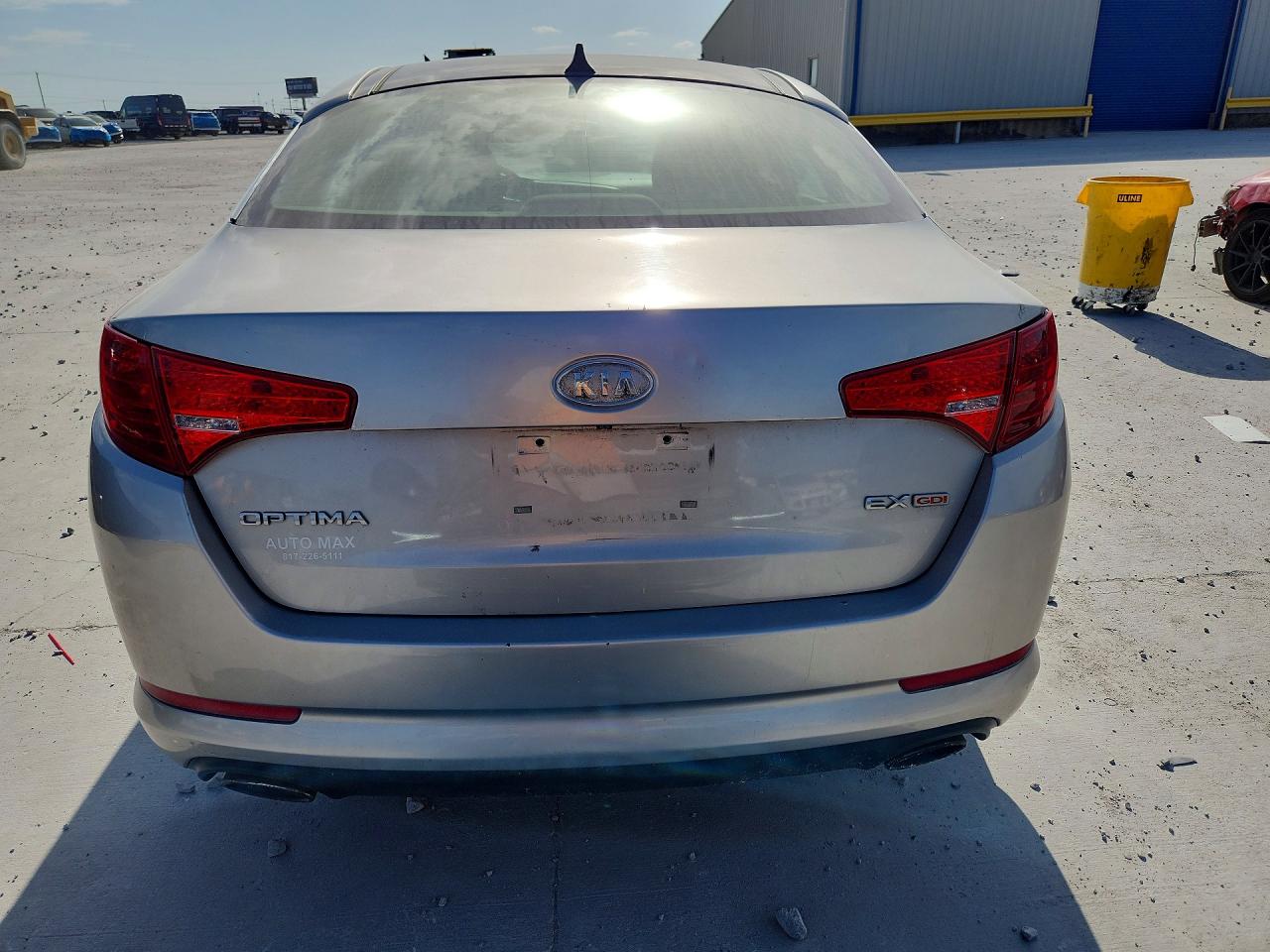 2012 Kia Optima Ex Silver vin: 5XXGN4A74CG051409
