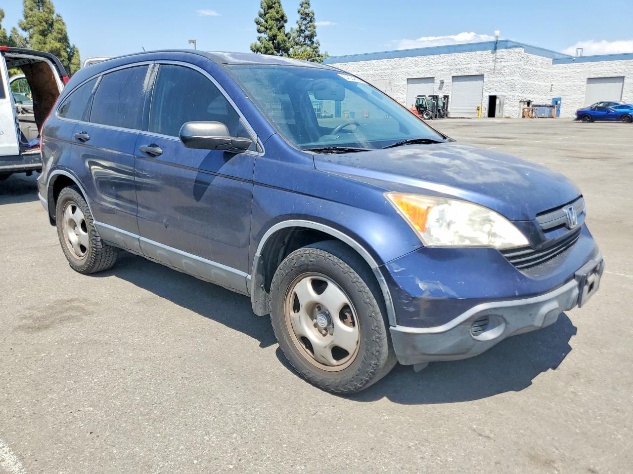 2008 Honda Cr-v Lx Blue vin: JHLRE38318C056101