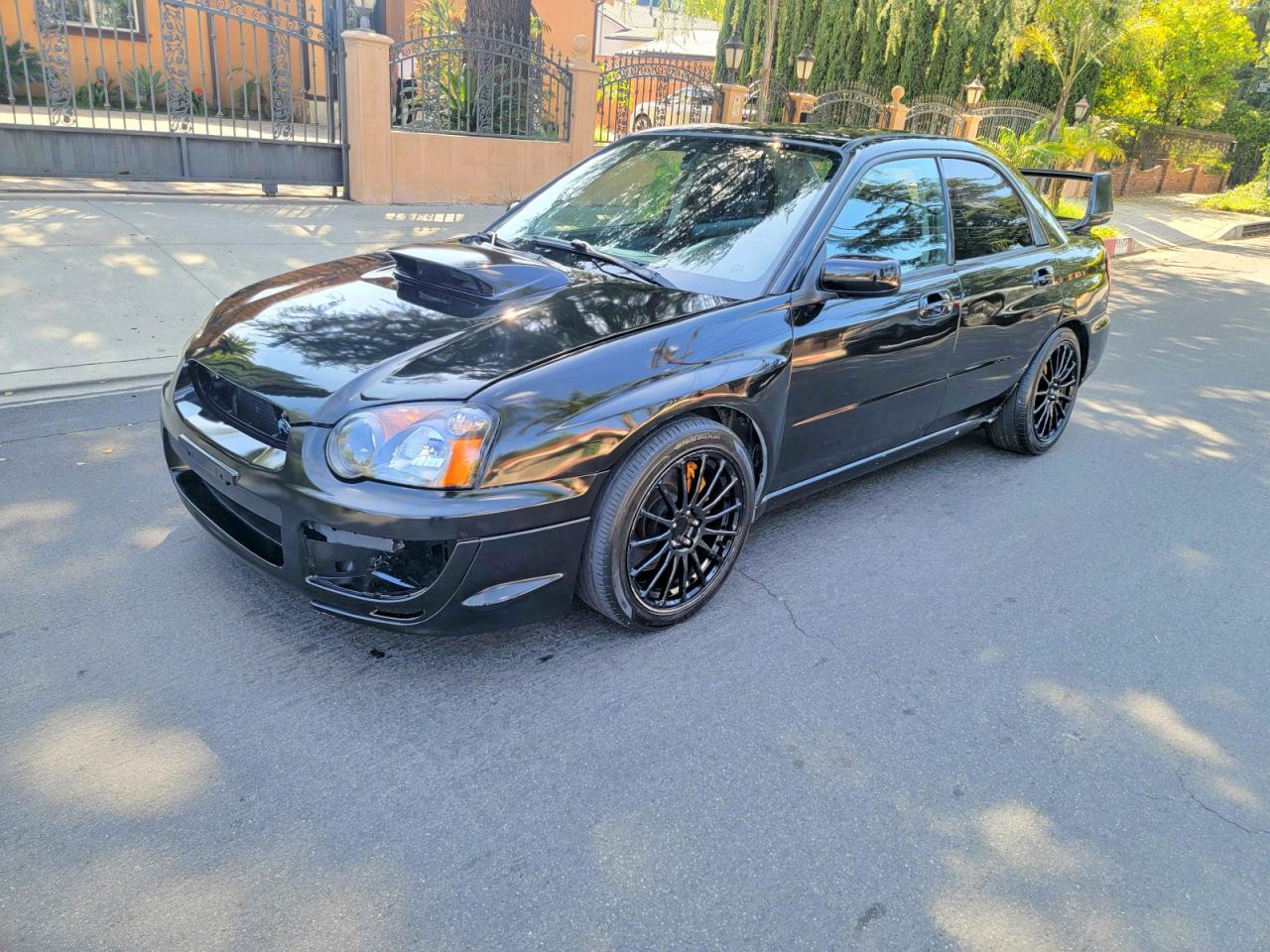 2004 Subaru Impreza Wrx Sti Black vin: JF1GD70694L521776