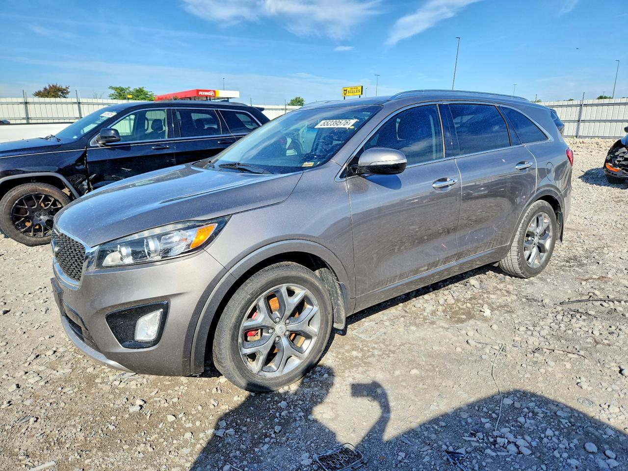 2017 Kia Sorento Sx V6 Gray vin: 5XYPK4A54HG251166