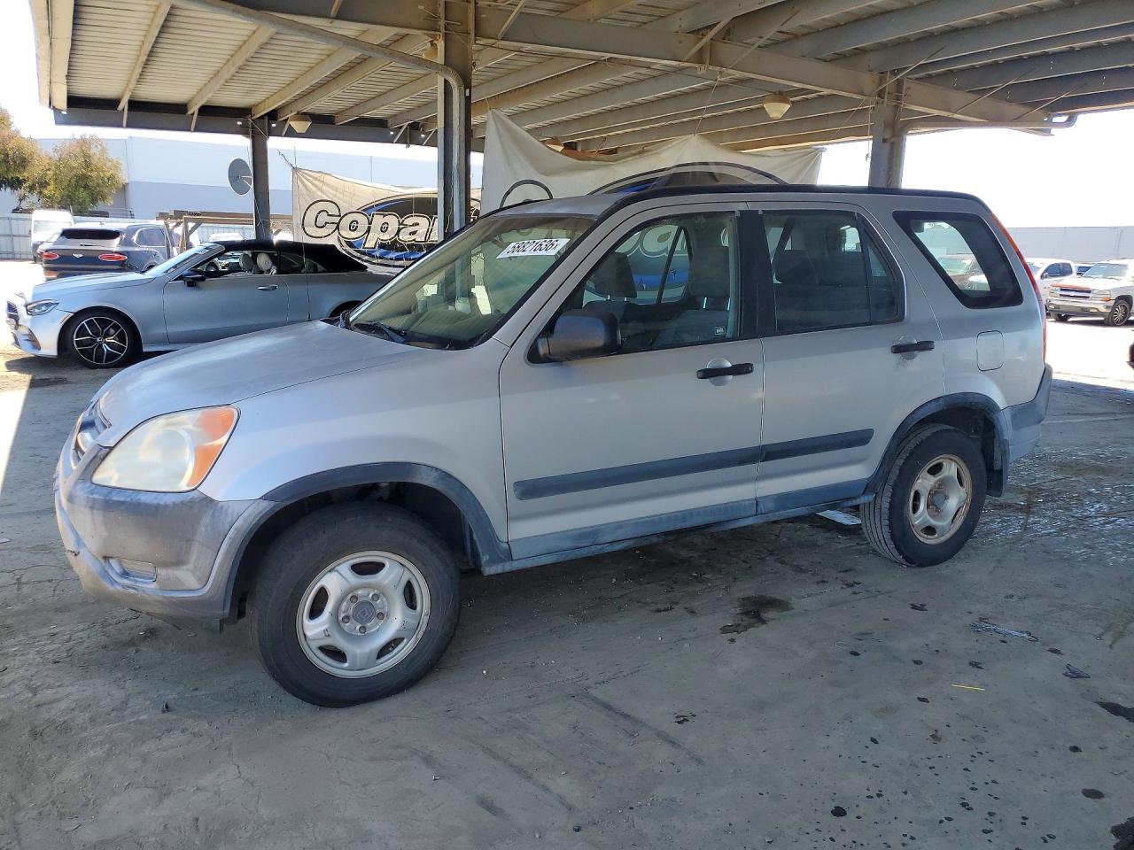 2002 Honda Cr-v Lx Silver vin: JHLRD68412C016721