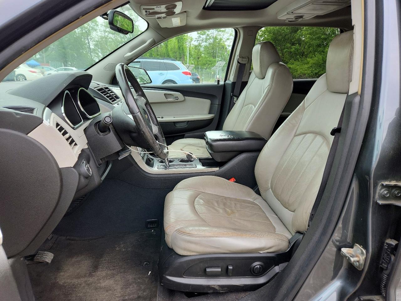 2009 Chevrolet Traverse Ltz Gray vin: 1GNER33DX9S170189