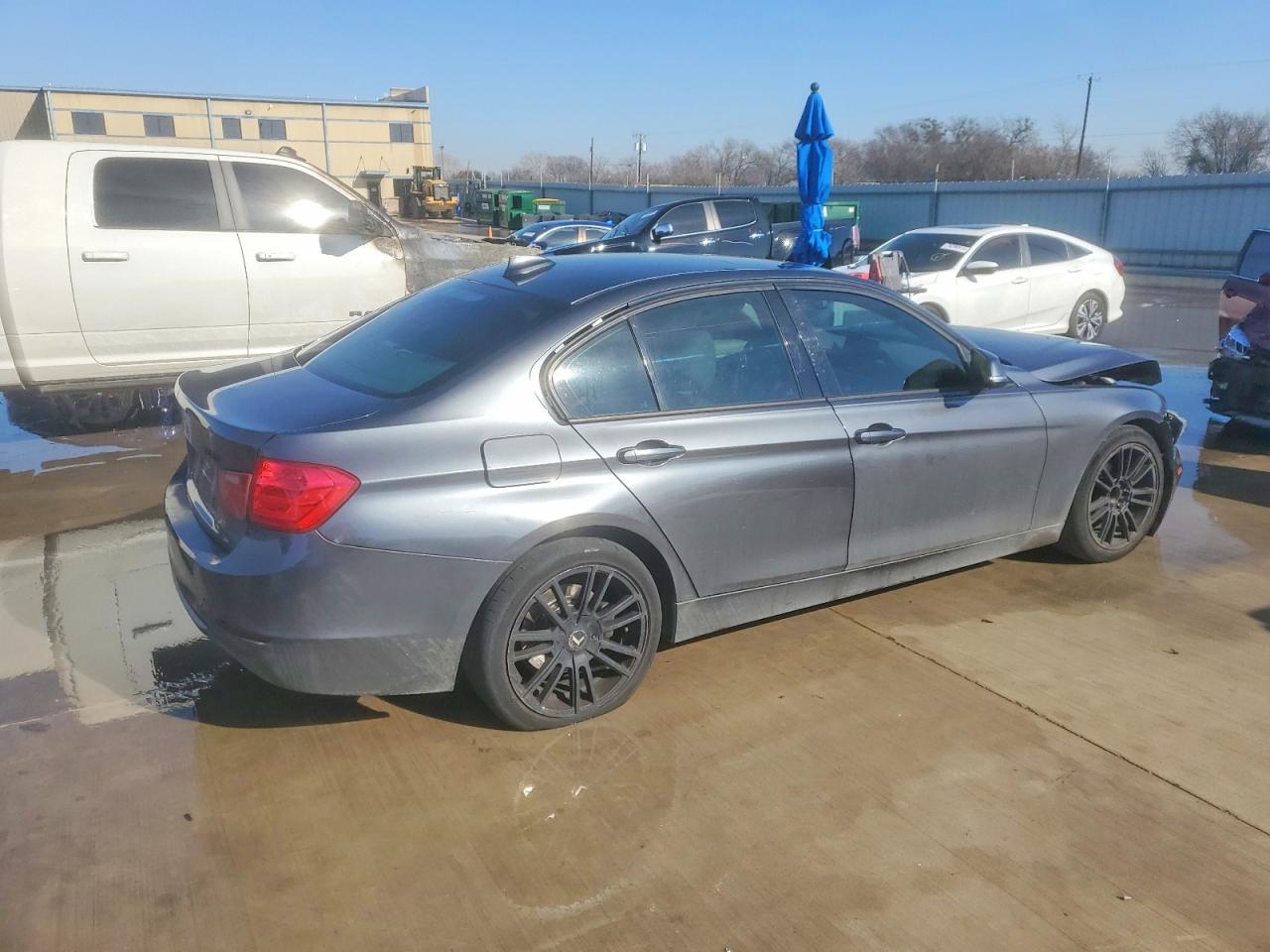 2013 Bmw 328 I Gray vin: WBA3A5C55DF354238