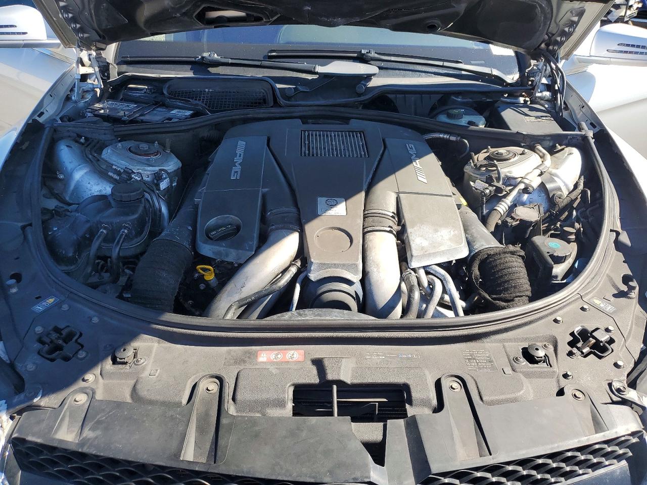 2012 Mercedes-benz Cl 63 Amg Silver vin: WDDEJ7EB8CA028428