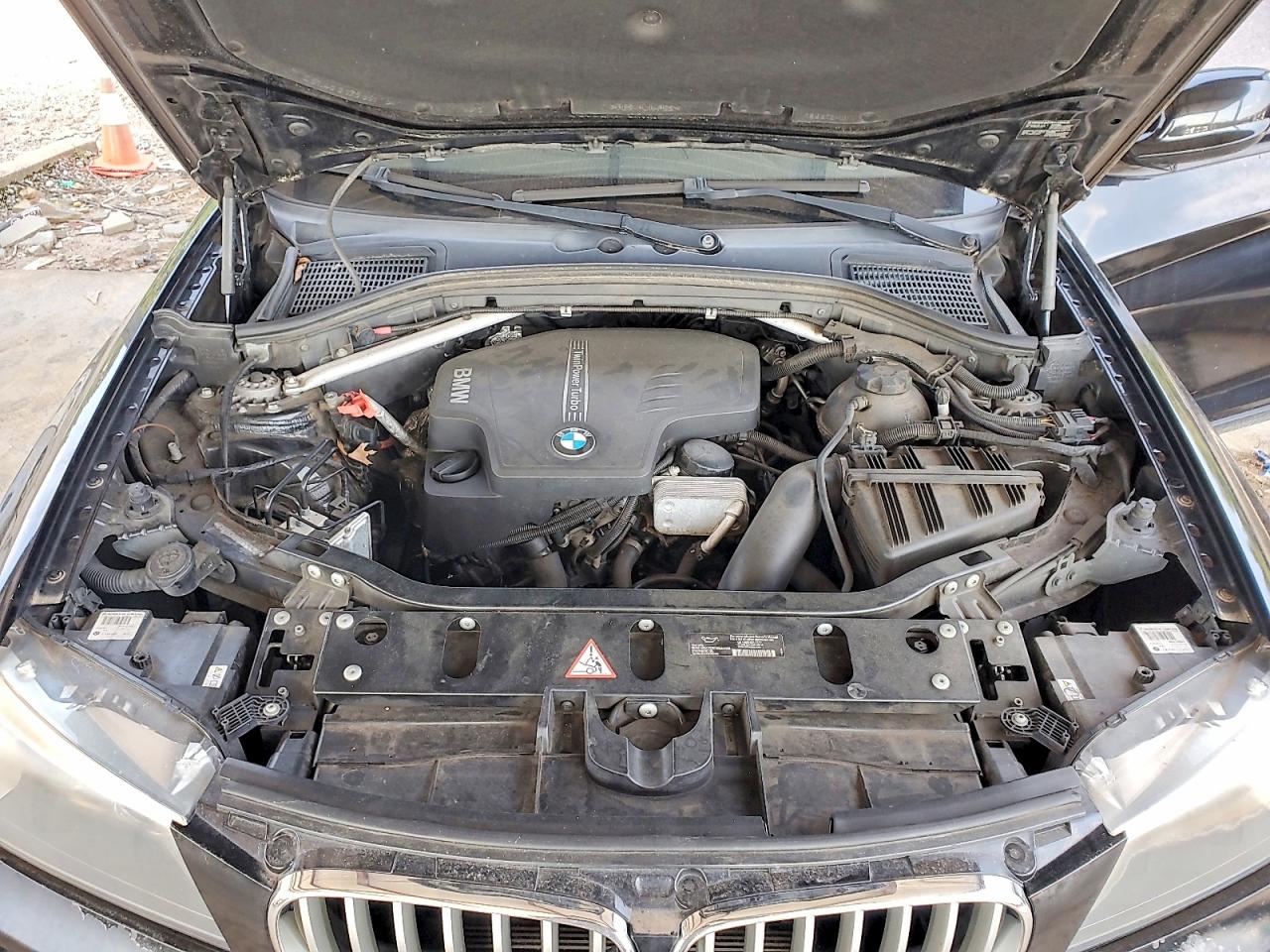 2013 Bmw X3 Xdrive28i Black vin: 5UXWX9C55D0A24206