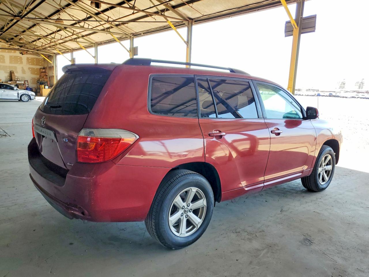 2009 Toyota Highlander Base Burgundy vin: JTEES41A292117980