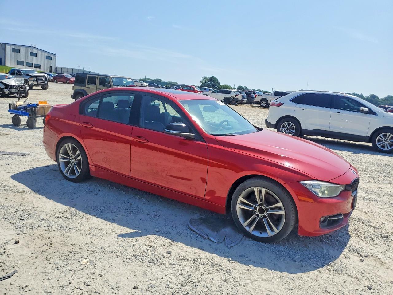 2014 Bmw 328 I Red vin: WBA3A5C55EP600586