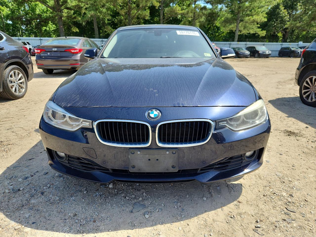 2013 Bmw 328 Xi Blue vin: WBA3B3C58DJ811834