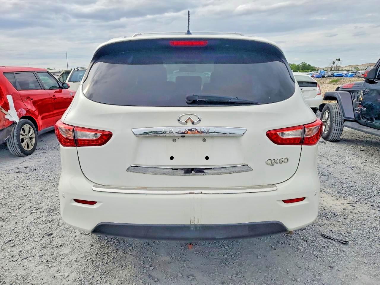 2014 Infiniti Qx60 Base White vin: 5N1AL0MM2EC519822