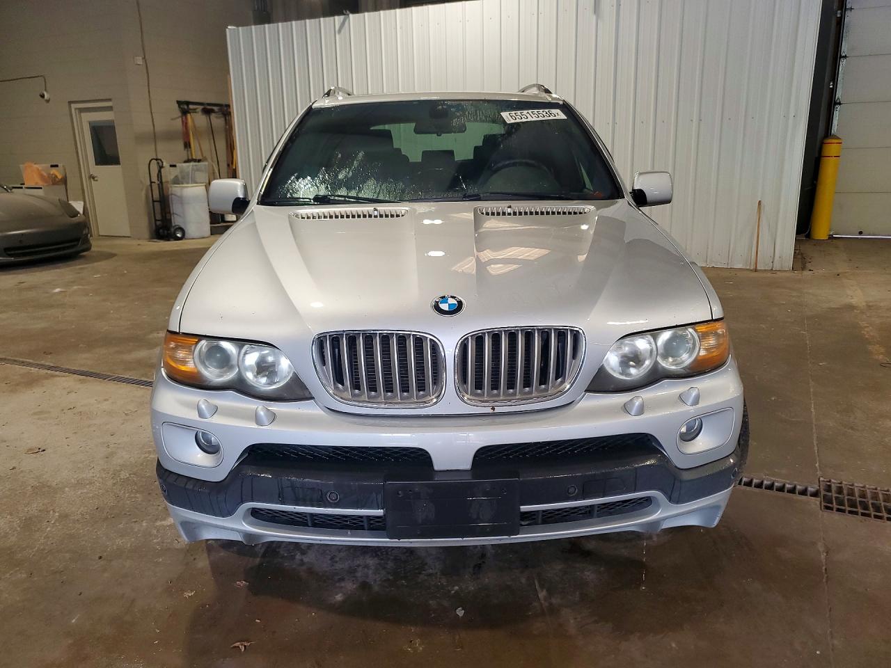 2006 Bmw X5 4.8is Silver vin: 5UXFA93506LE83792