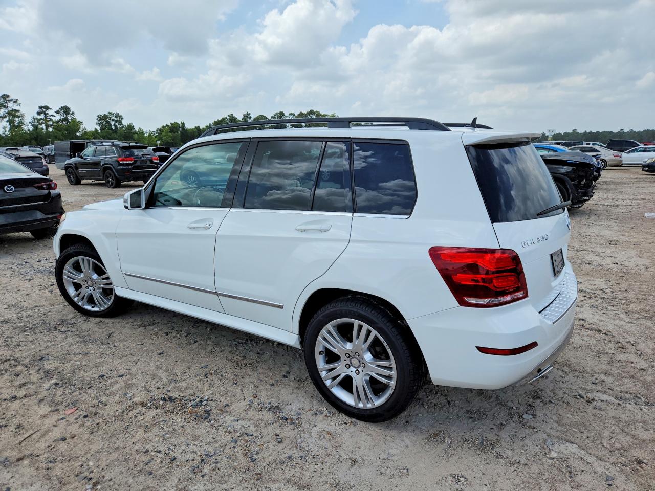2013 Mercedes-benz Glk 350 4matic White vin: WDCGG8JB2DG117143