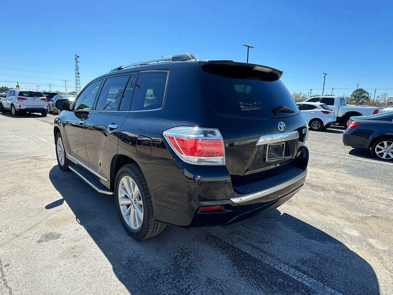 2013 Toyota Highlander Hybrid Limited Black vin: JTEDC3EH0D2015337