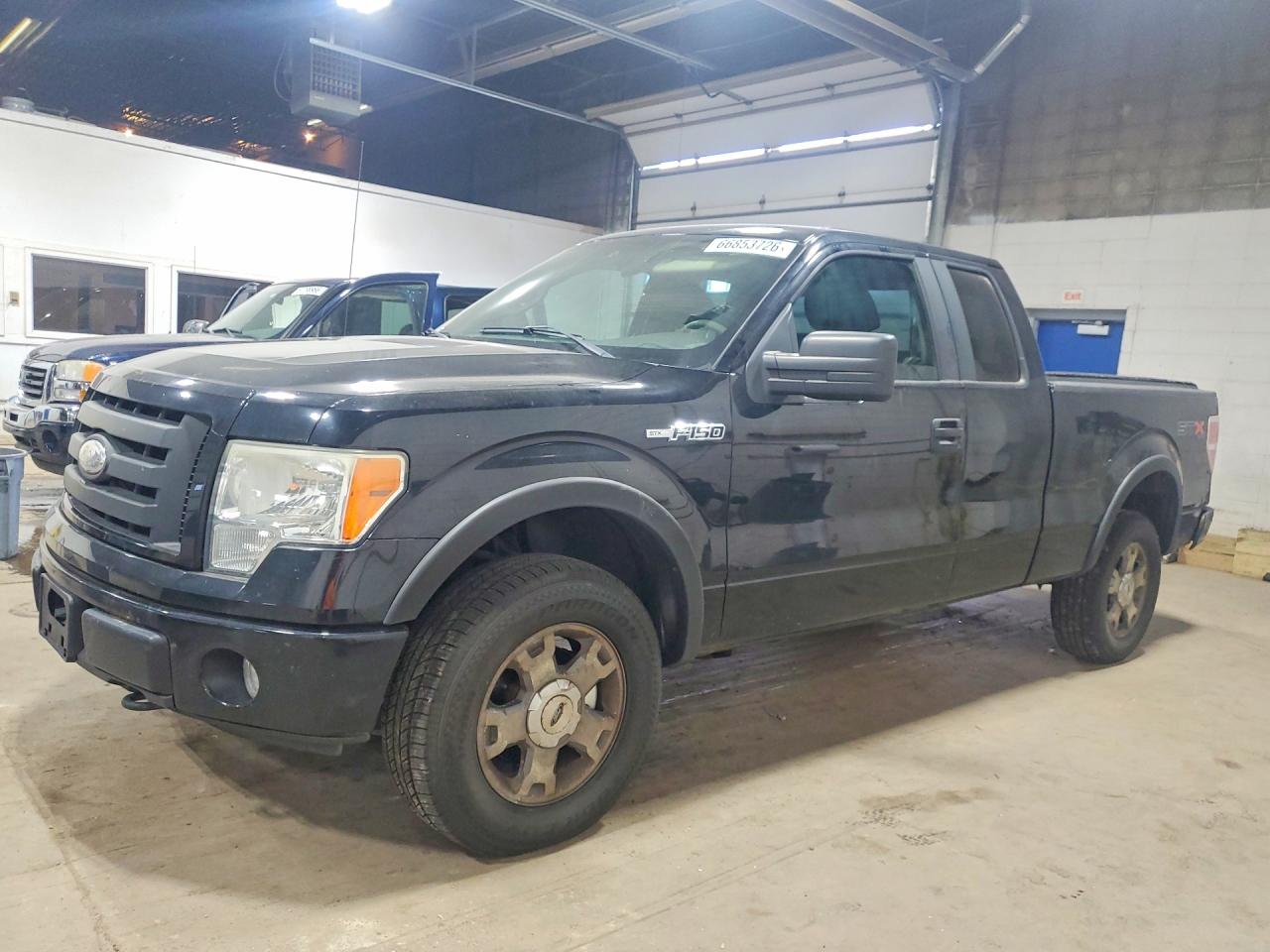 2009 Ford F150 Super Cab Black vin: 1FTRX14W09FA74455