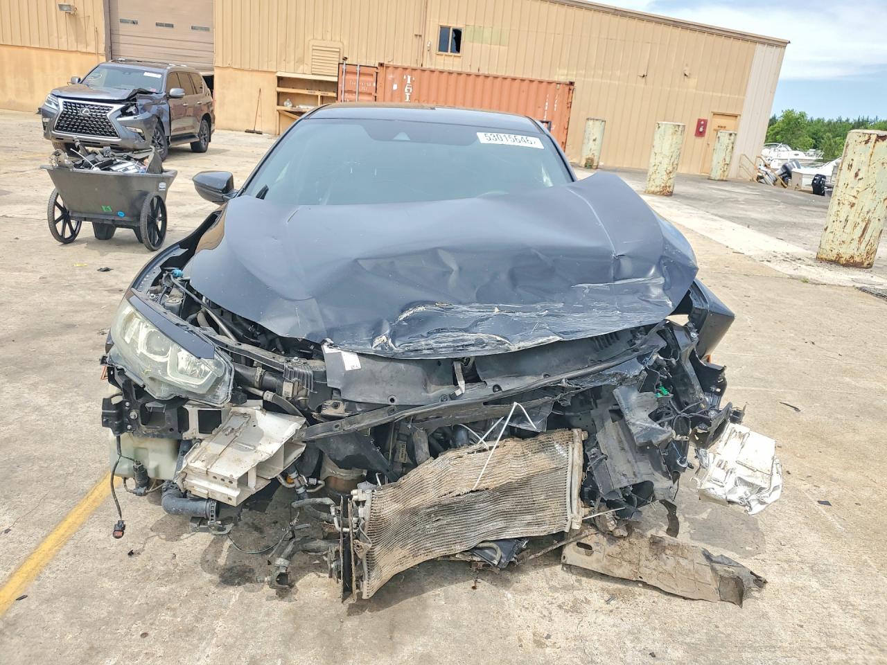 2020 Honda Civic Sport Черный vin: SHHFK7H49LU224781