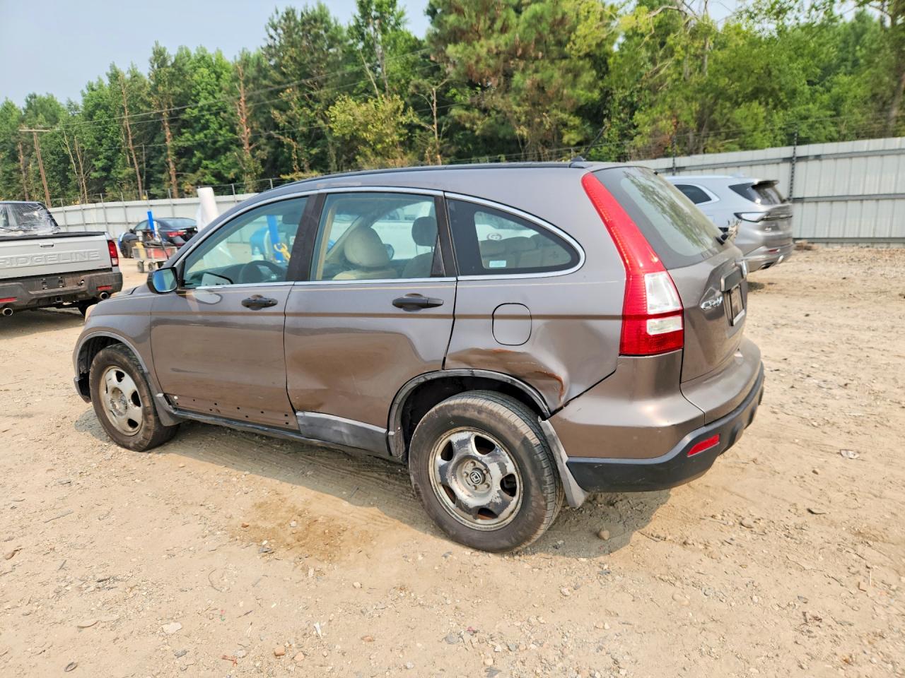 2009 Honda Cr-v Lx Red vin: 5J6RE38349L017883